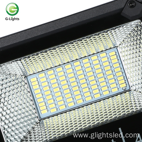 Remote control ip67 100 200 watt led solar floodlight